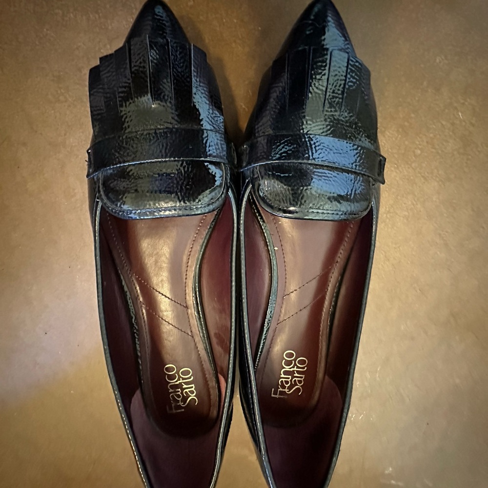 Franco Sarto Black Women's Loafers
